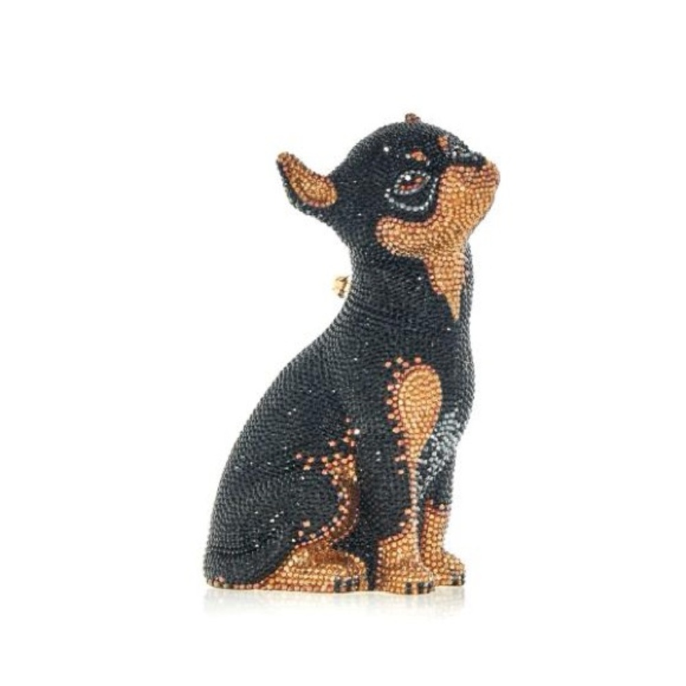 Judith Leiber Kardashian Kendall’s Doberman clutch